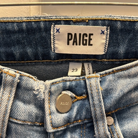 Paige jeans size 23 Hoxton Slim style two toned - Picture 2 of 8